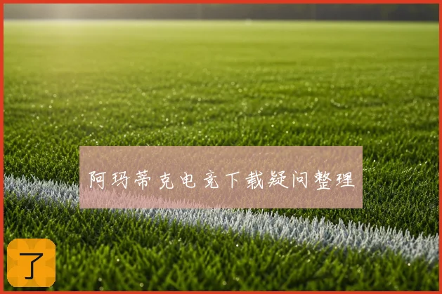 阿玛蒂克电竞下载疑问整理